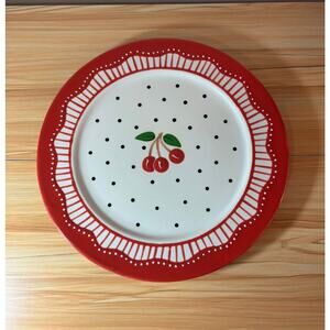Mary Engelbreit Ink 2002 Cherries Michel & Co. 13.5" Platter